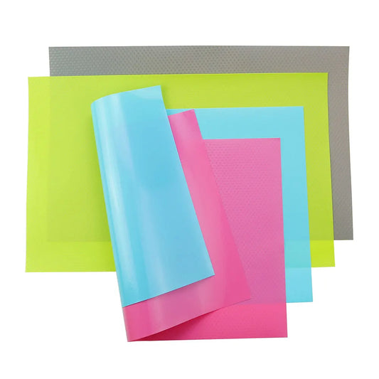 Silicone world Reusable Cabinet Mat Drawer Mat Shelf Liners Moisture-Proof Waterproof Dust Anti-Slip Fridge Kitchen Table Pad