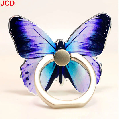 JCD 1pc Luxury Universal Beautiful Butterfly Mobile Phone Handle Holder Suitable Mobile Phone Ring Holder Mobile Phone Holder