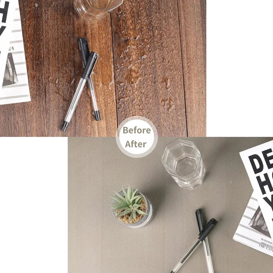 Non-Slip Shelf Liners for Kitchen Cabinets - EVA Drawer Liner Non-Adhesive, Waterproof Refrigerator Mats, Cupboard Protector