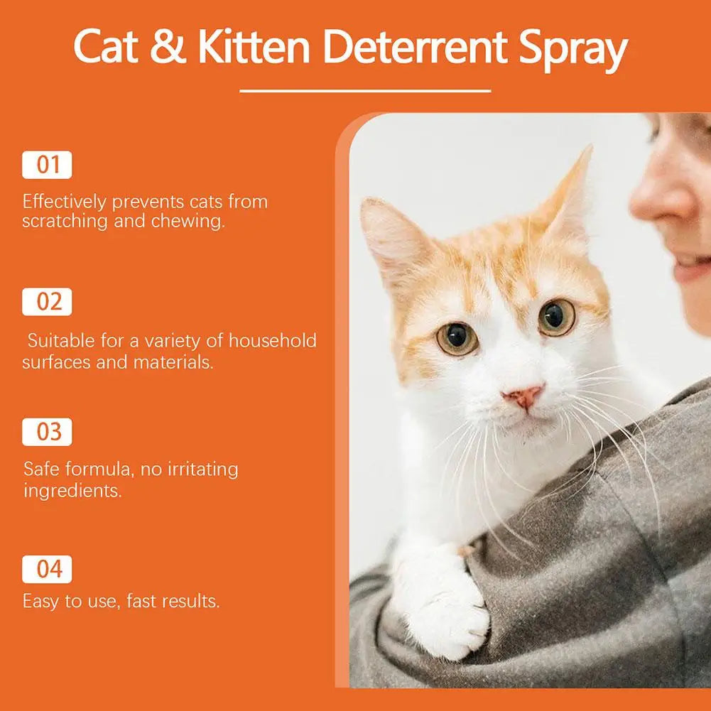 2PCS Cat Repellent Spray Keep Pets Away From Anti-scratching And Anti-chewing Household Spray Pet Accessories 100ML