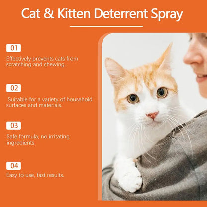 2PCS Cat Repellent Spray Keep Pets Away From Anti-scratching And Anti-chewing Household Spray Pet Accessories 100ML
