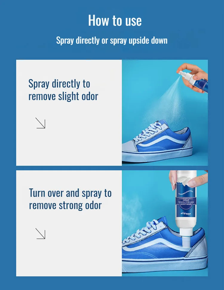 Home Shoe Cabinet Cleaning Deodorizing Spray Strong Dry Odor Removing