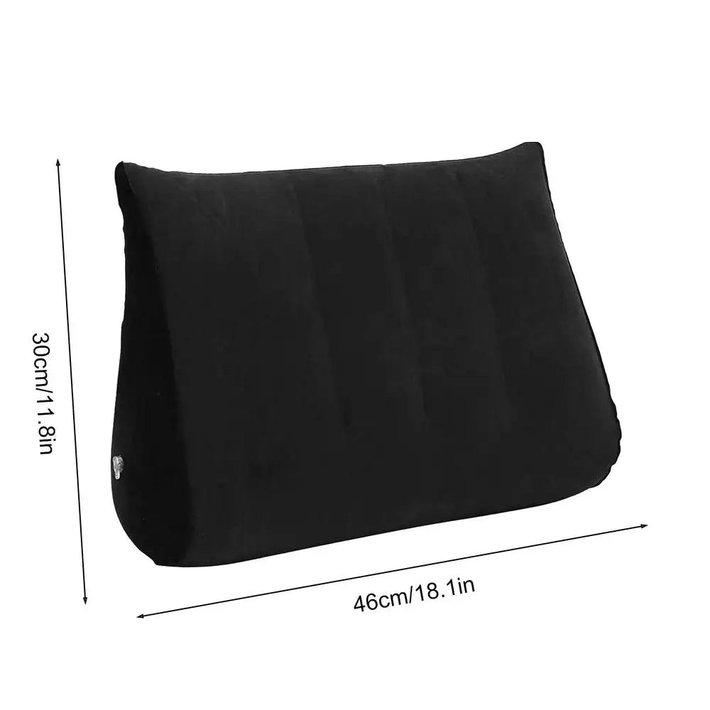 Wedge Pillow Knee Cushion Foot Pillow Elevation Leg Pillows Inflatable Back Pillow Soft Support Cushion Backrest For Travel