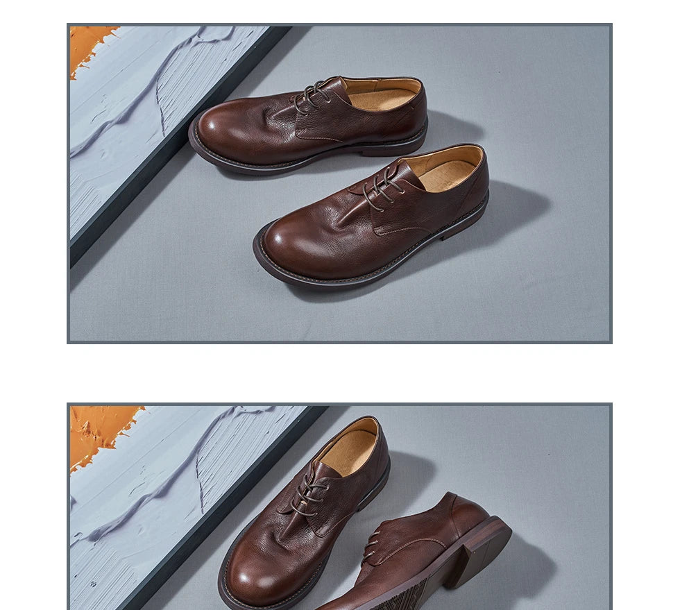 Soft Leather Mens Dress Shoes Luxury Genuine Leather 2025 Summer New Fashion Comfortable Handmade Designer Casual Business Shoes