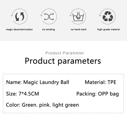 Reusable Clothes and Hair Cleaning Tool, Pet Hair Remover, Washing Machine Cat Hair Catcher, Laundry Ball, Silicone