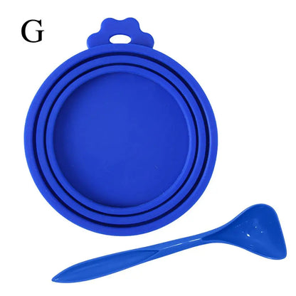 Silicone Canned Lid Sealed Feeders Food Can Lid For Puppy Dog Cat Storage Cap Reusable Cover Lid Health Pet Daily Supplies