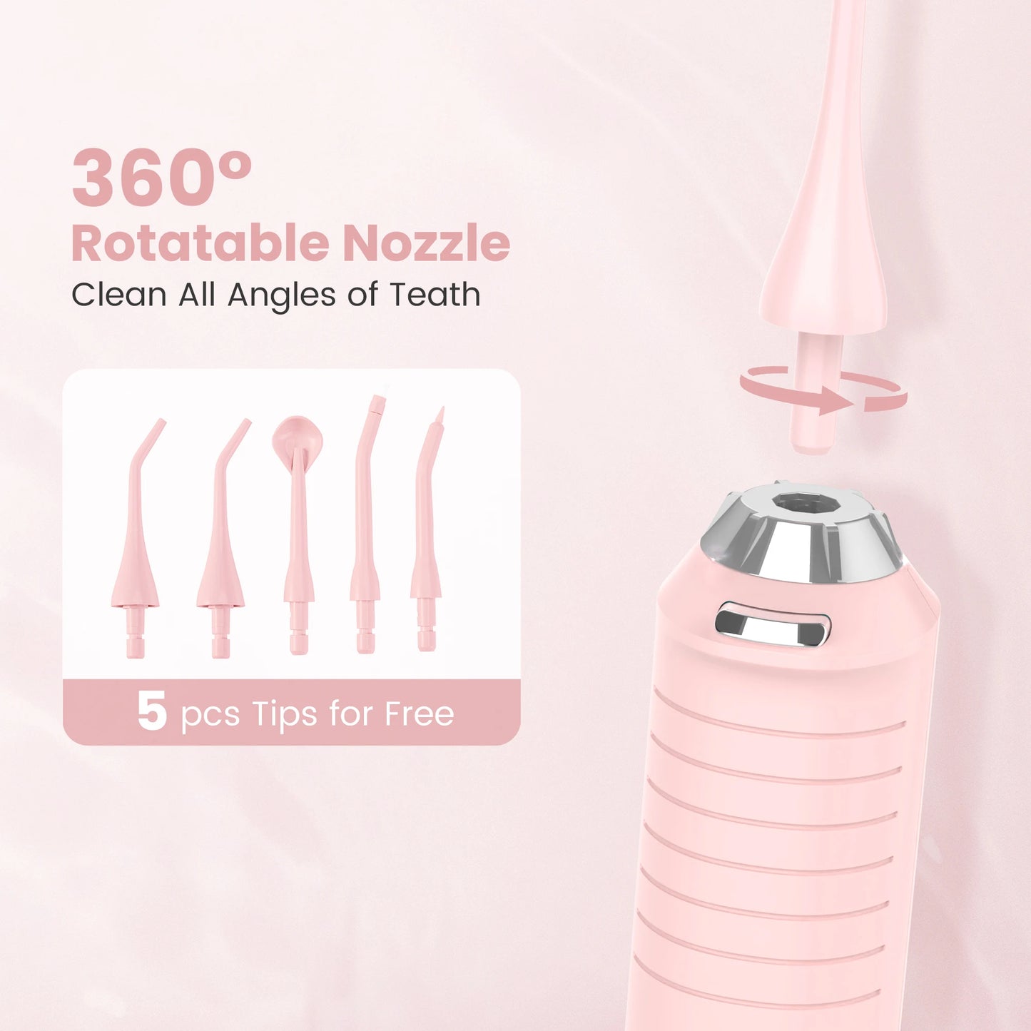 SEJOY Water Flosser for Teeth Irrigator Teeth Whitening Tool Portable Water Pick Personal Care Appliances Dental Teeth Cleaner