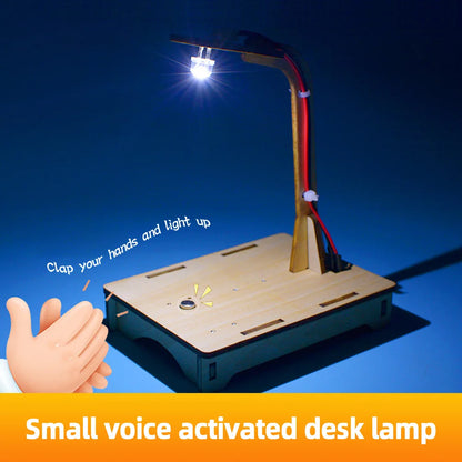 DIY Voice Sensor lamp Science and Technology Invention Hand-made Self-made Assembly Materials Science handmade toys physics toy