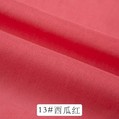 Cotton Summer Solid Color Clothing Lining Cloth White Cotton Dress Mesh Cotton Clothes Lining Fabric
