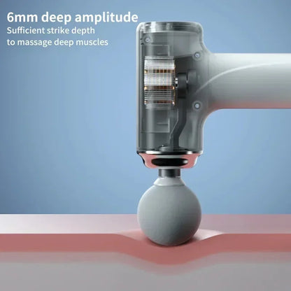 NEW Portable AI Fascial Massage Gun Electric Percussion Massager Body Relaxation With 4 Replaceable Massage Head LED Night Light