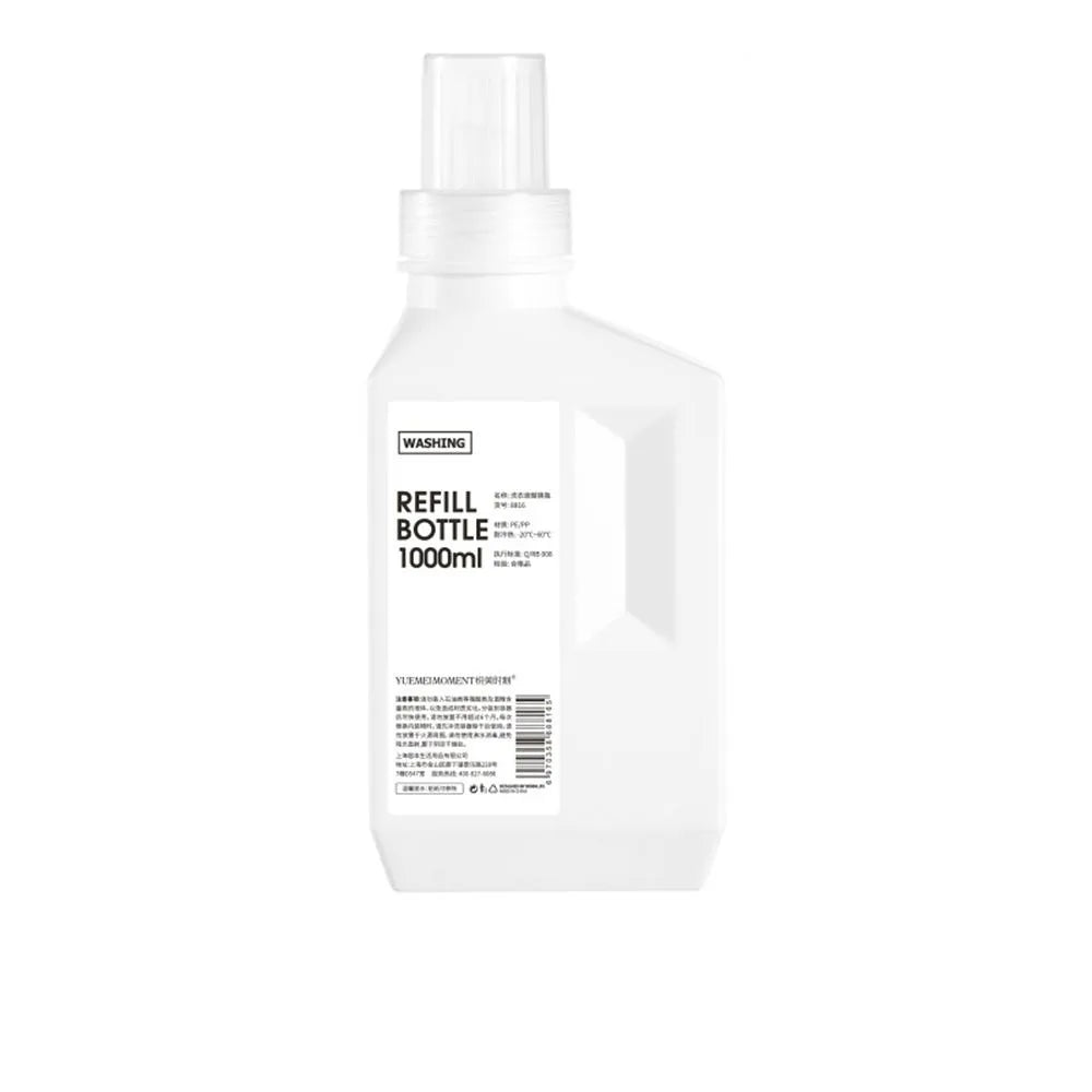 400/600/1000ml Household Softener Laundry Detergent Bottles Storage Container Shampoo Shower Detergent Dispenser