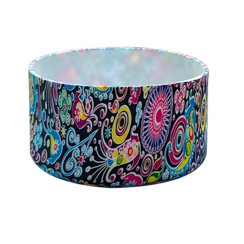 Protective water transfer printing Silicone Boot Compatible with Tumbler 20-40oz & Hydro Flask Water Bottle 12-24oz