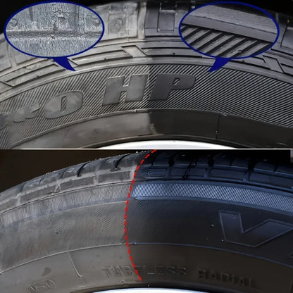 Tire Shine & Plastic Repair Paste - Removes Scratches/Oxid, Restores Shine for Tires/Trim with UV Protect, 5-Min Fix