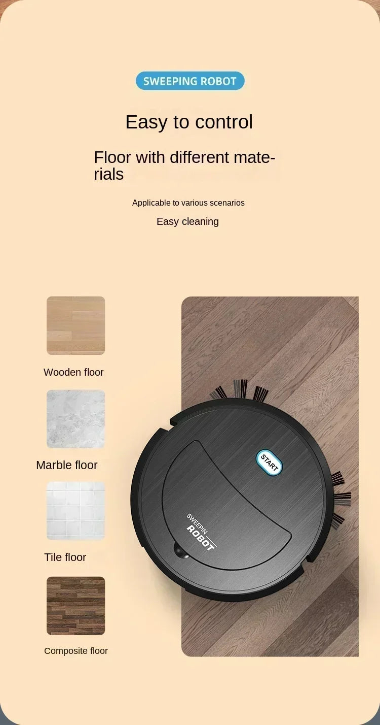 Intelligent Robot Cleaner USB Three in One Sweeping and Mopping Robot Cleaner Kitchen Robots Electric Floor Mop Home Appliance