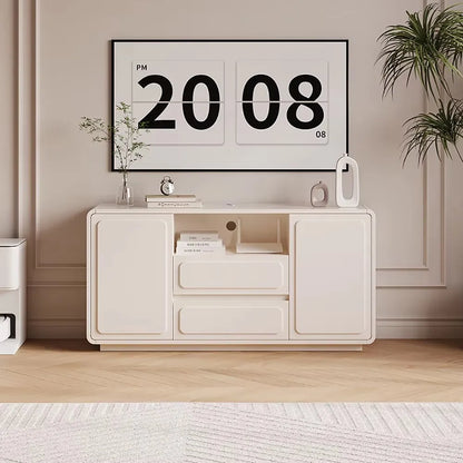 Trendy Floor Standing Living Room Decoration Cabinets Simple Modern Accent Cabinet Storage House Container Vitrina Furniture