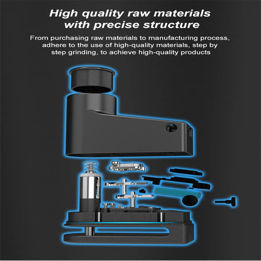 Smart Fingerprint Disc Brake Lock Anti-theft Bluetooth Electric Lock Waterproof for Motorbike Bicycle