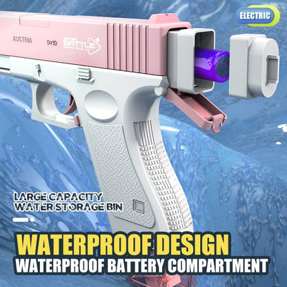 Electric Water Gun Toy Portable Automatic  Electric Burst Water Gun Kids Outdoor Water Toys