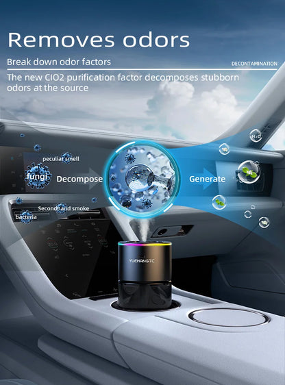 Spray Aroma Car Decorations Accessories With Aromatherapy High-End Car Air Freshener Electronic Car Fragrance Auto Deodorization