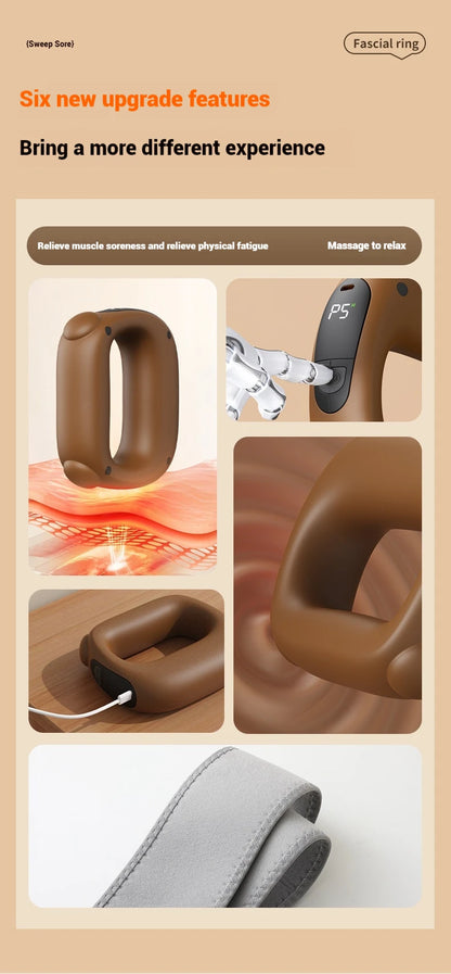 Portable Electric Muscle Massage Gun - Deep Tissue Fascia Massager for Neck, Foot & Full Body Relaxation Mini Massage Gun