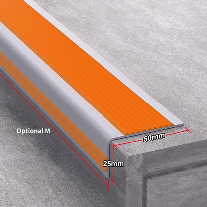 L-Shaped Stair Anti-Slip Tape Strips For Indoor And Outdoor Steps Decoration Waterproof Home Office Building Apartment Edge Safe