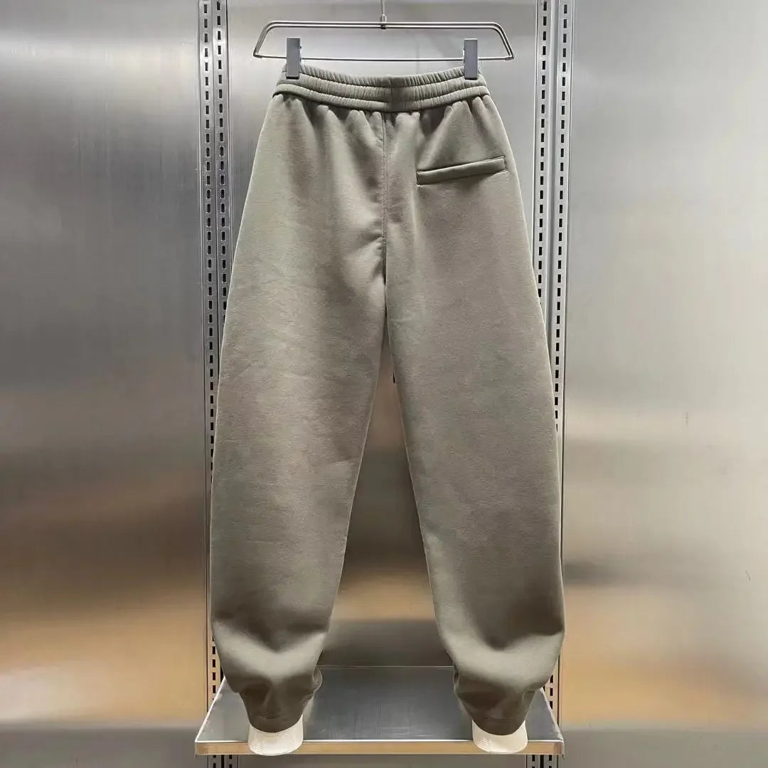 Outdoor Joggers Sweatpants Solid Color Casual Trousers High Quality Cotton Men's Brand Pants