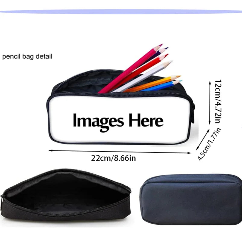 Child School Backpack with Front Pocket,Shoulder Bag,Pencil Bag for Aged 5-10,Cartoon Strawberry Bear School Bags for Boys Girls