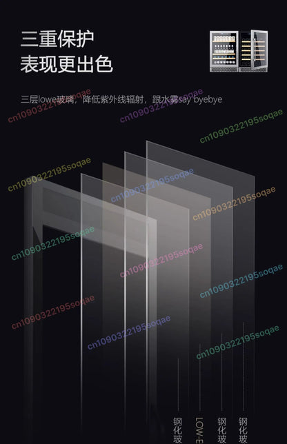 Embedded Wine Cabinet Household Small Refrigerator Constant Temperature Refrigerated Cabinet Drinks Ice Bar