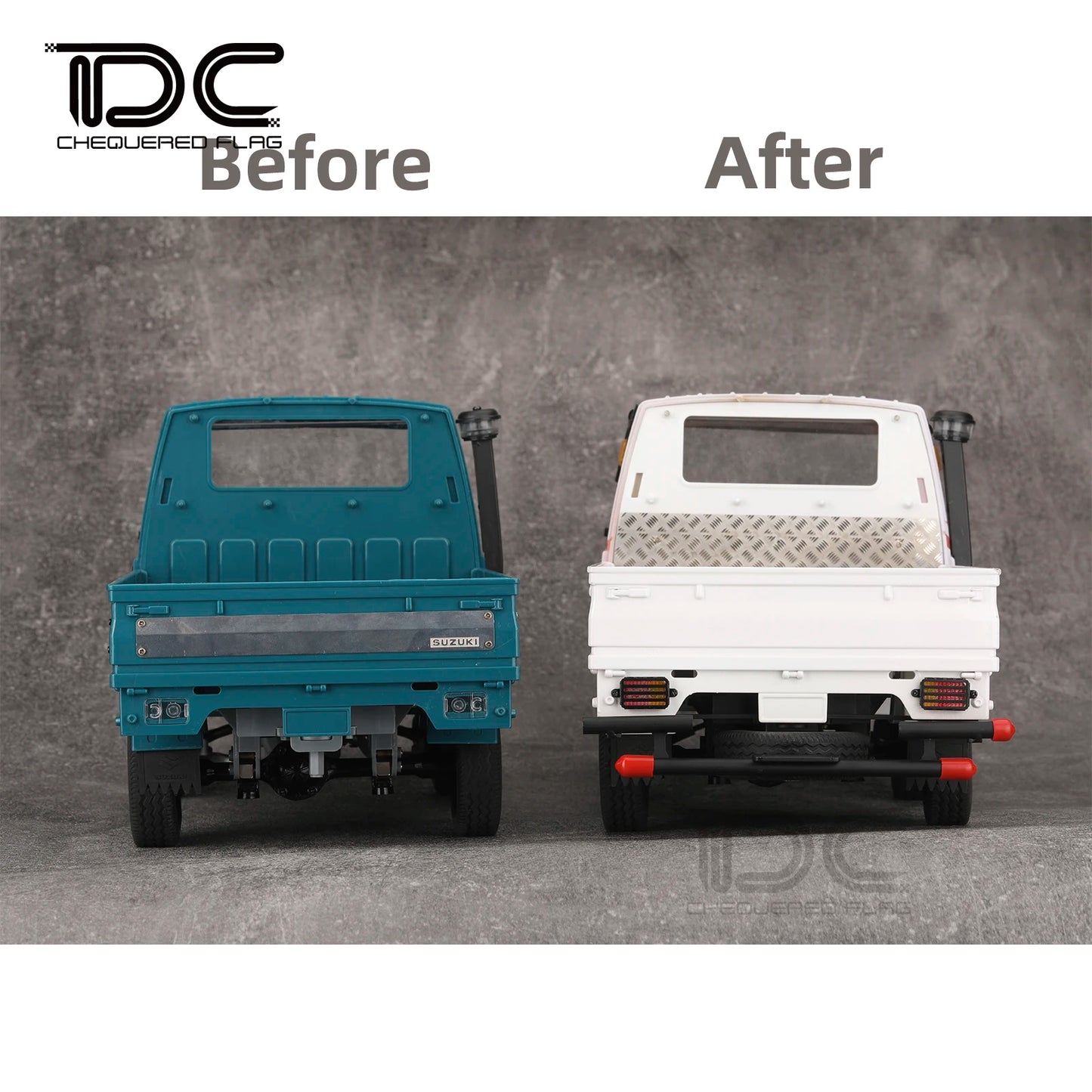 for WPL D12 Truck 3D Metal Lamp Cover Headlight Front & Rear Light Guard 1/10 RC Trailer Remote Control Car Spare Part Upgrade