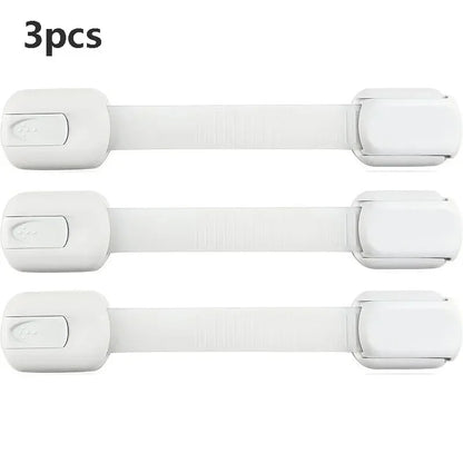 Child Safety Cabinet Lock Baby Proof Security Protector Drawer Door Cabinet Lock Plastic Protection Kids Safety Door Lock