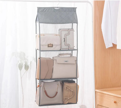 handbag storage hanging bag Organizer Wardrobe Closet Storage Transparent Three-dimensional Home Organization hanging bag