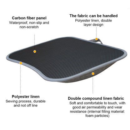 Laptop Lap Desk with Pillow Cushion Portable Laptop Desk Multifunctional Writing Padded Tray Laptop Desk for 13-15Inch Laptops