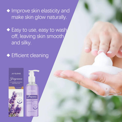 Fragrant Shower Gel Body Wash Perfume Long Lasting Fragrance Deep Cleansing Moisturizing Refresh Smooth Exfoliating Bath Lotion