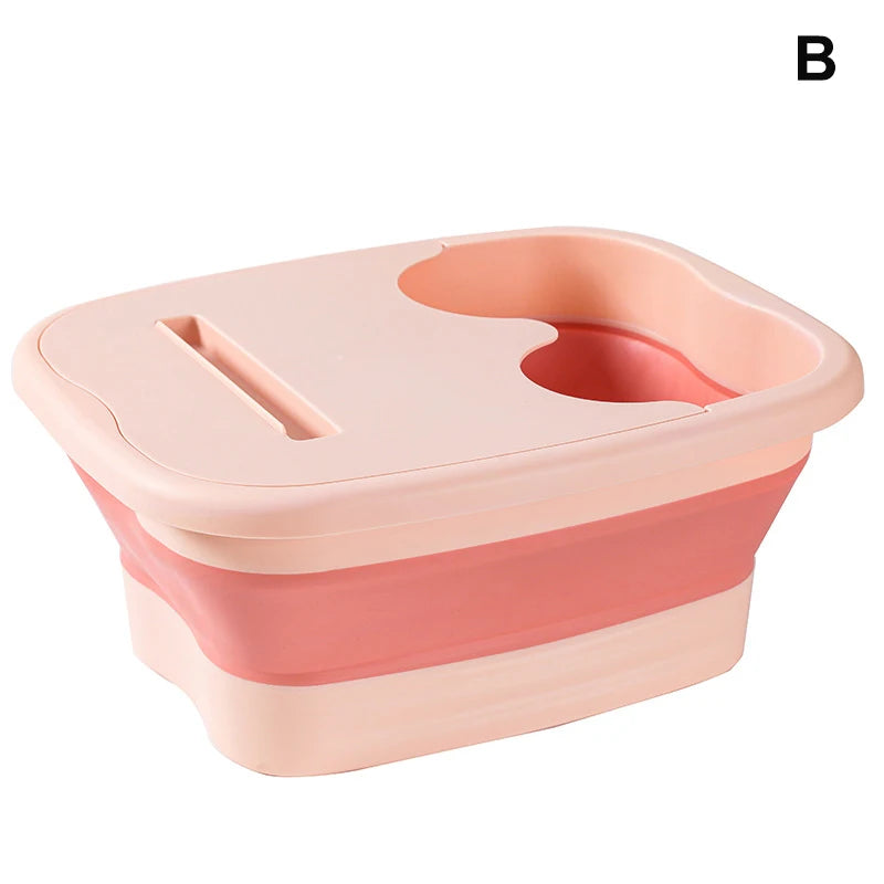 Foldable Footbath Massage Bucket Soaking Bucket Folding Basin Spa Foot Bath Bucket Household Sauna Bathtub Pedicure Bath Bathtub