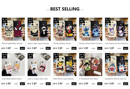 Marvel SpiderMan Anime Phone Case For Redmi Note 13 12 Pro Plus 5G Note 13 12 11 10 Pro 12C 10C 9C A2 A1 Carton Redmi Phone Case