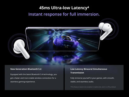 Global Version realme Buds T310 True Wireless Earphone 46dB Active Noise Cancelling TWS Earphone Bluetooth 5.4 For realme phone