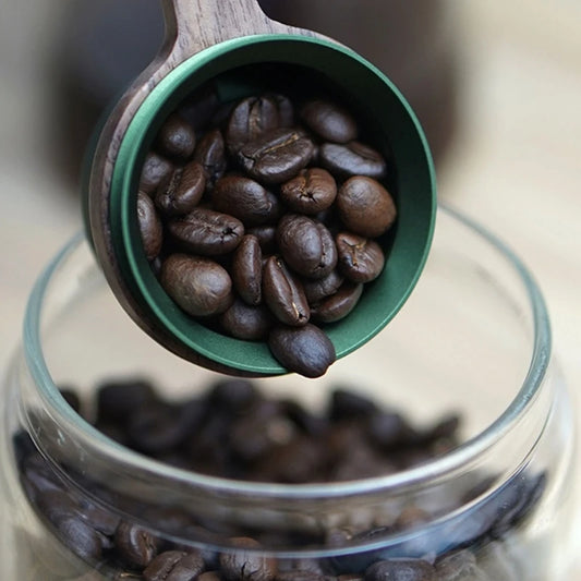 Coffee Measuring Spoon 12g Coffee Measuring Tool Dishwasher Safe Coffee Spoon with Wood Handle Coffee Spoon for Coffee D2RD