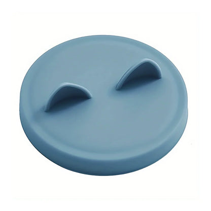 Silicone cat food can lid, pet feeding supplies, pet food can supplies, medium-sized foldable can lid for cat food cans