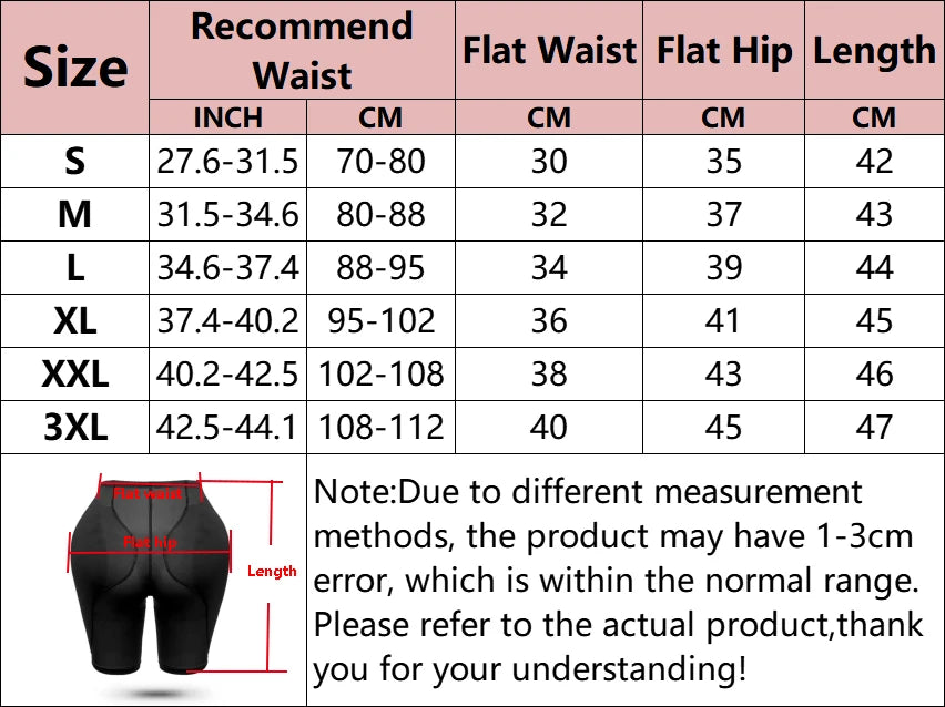 Shapewear Butt Lifter Panties Women Hip Shapewear Panties Sexy Body Shaper Push Up Panties Hip Enahncer Padded Fake Ass Pants