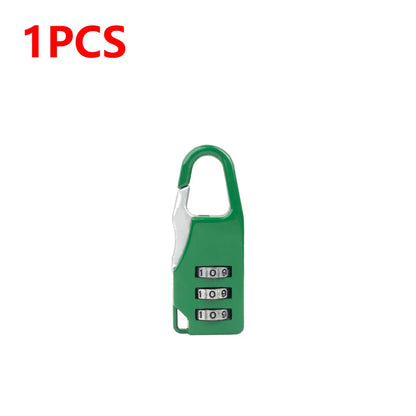 3 Digit Number Combination Pad Lock Padlock Outdoor Waterproof Lock Suitcase Luggage Security Coded Lock Zinc Alloy Code Lock