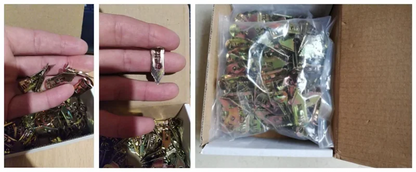 5-100pcs Self Drilling Drywall Anchors with Screws Expansion Nail Self-Tappe Screw Kit Heavy Duty Metal Wall Anchors 12X30mm