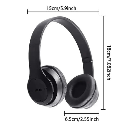 Headset Stereo Wireless Headset, Foldable Gaming Headset, Bass-heavy Wireless Sports Headset