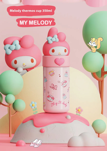 Cartoon Insulated Cup With High Appearance Children'S Water Cup Cute And Portable Student Food Grade Insulated Water Cup Gift