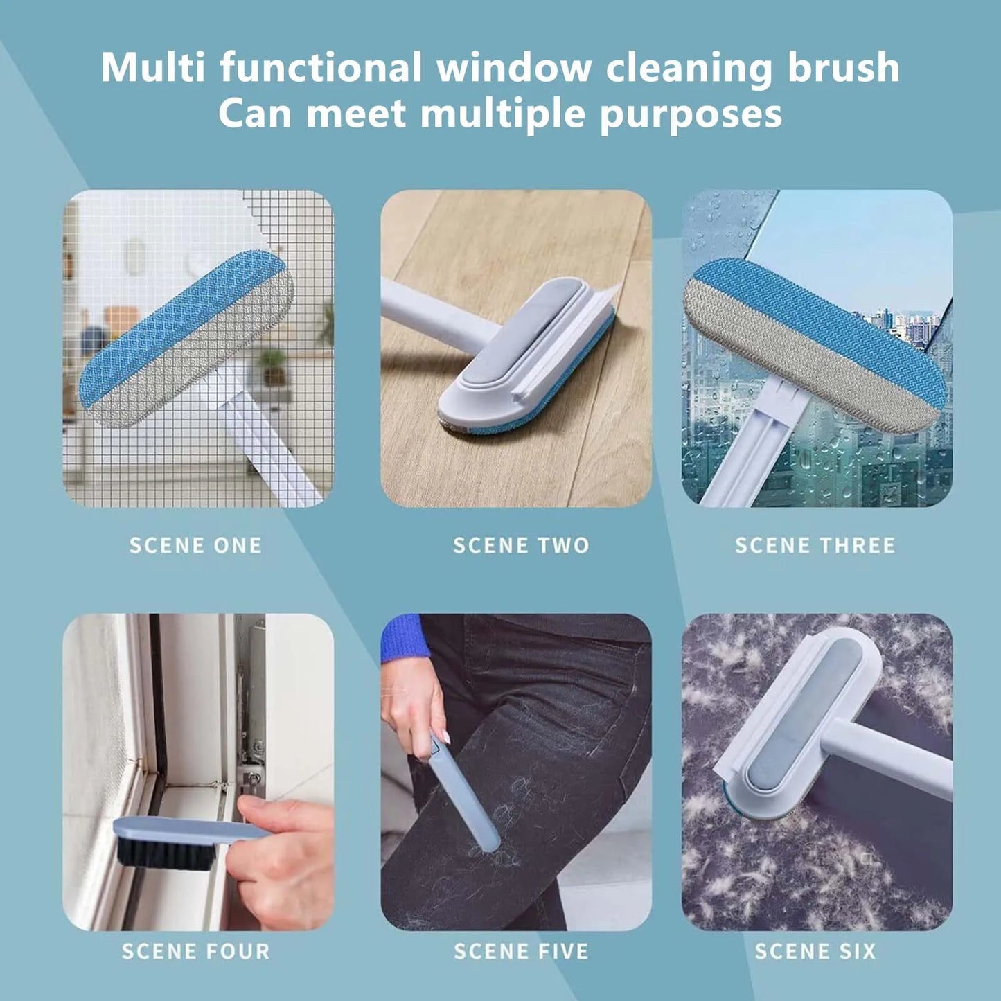 Multifunctional Pet Hair Remover Skin-friendly Hair Removal Brush Pet Shedding Cleaning Tool for Dogs Cats Pet Supplies