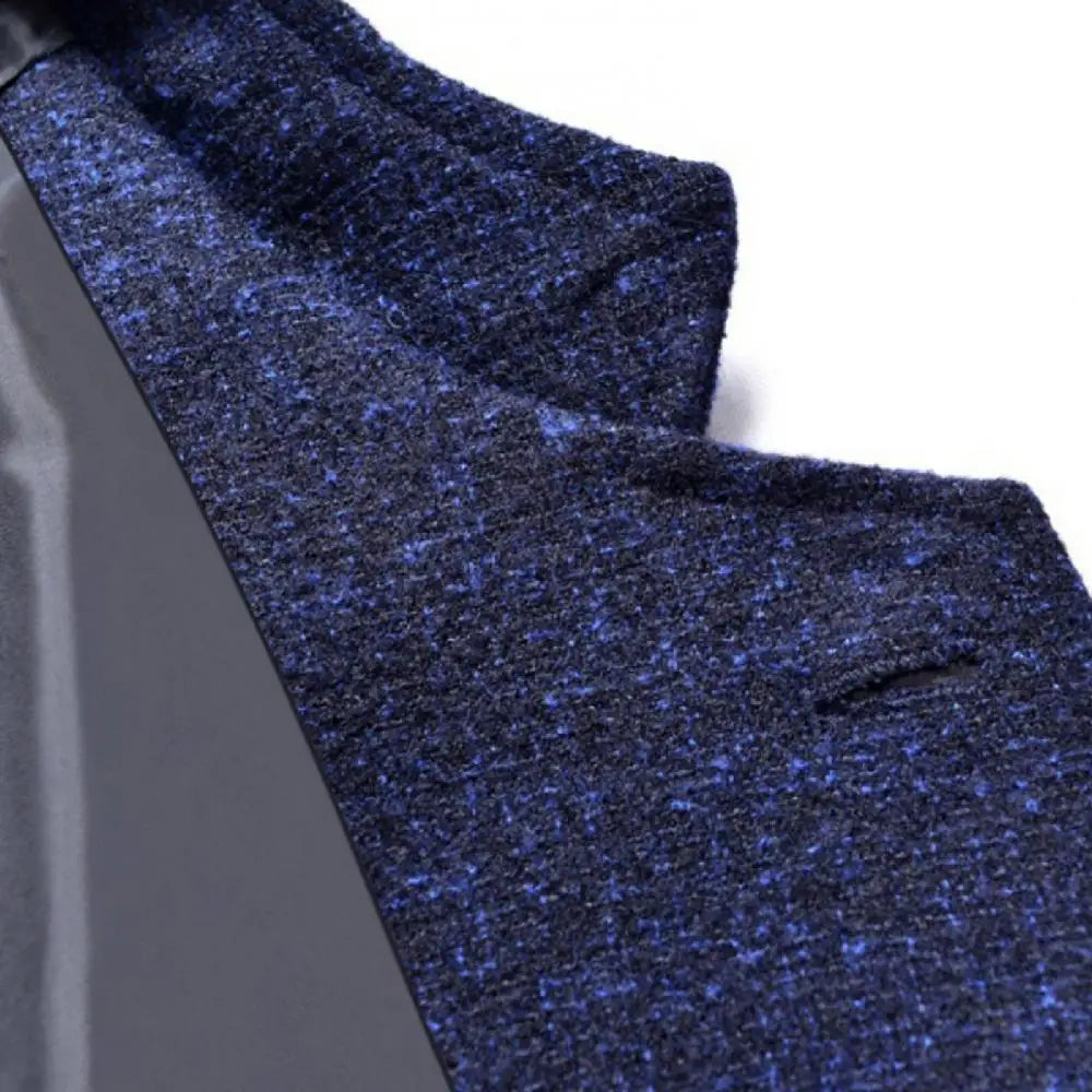 Men Suit Coat Luxury Men Business Casual Solid Color Suit Jacket Oversize Coats Male Stand Collar Single breasted Blazer