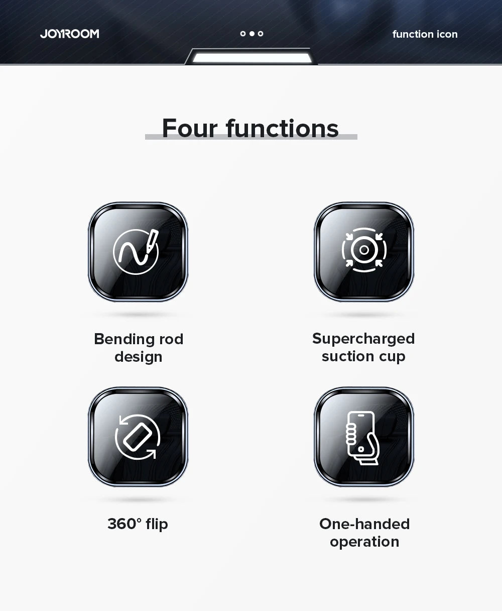 Dashboard Car Phone Holder【360° Widest View】9in Flexible Long Arm, Universal Handsfree Auto Windshield Air Vent Phone Mount 2025