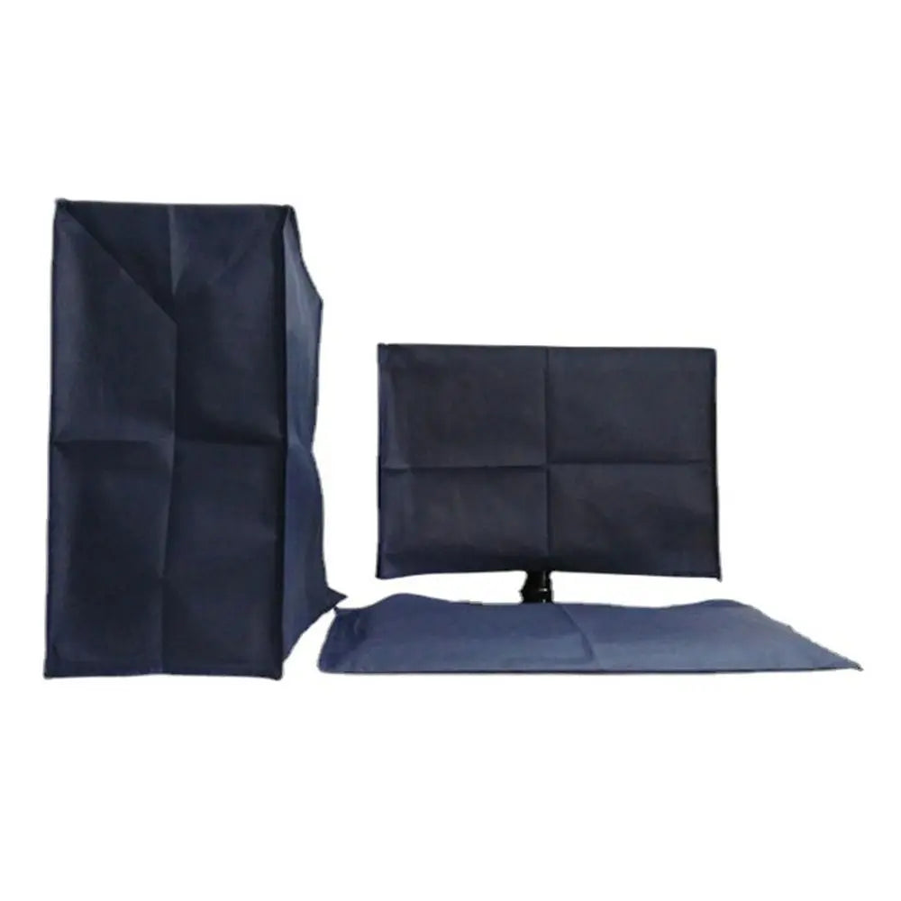 3PCS 19 To 34 Inches Desktop Computer Dust Cover Blue LCD Screen Cover Durable Computer Protective Cover for Computer