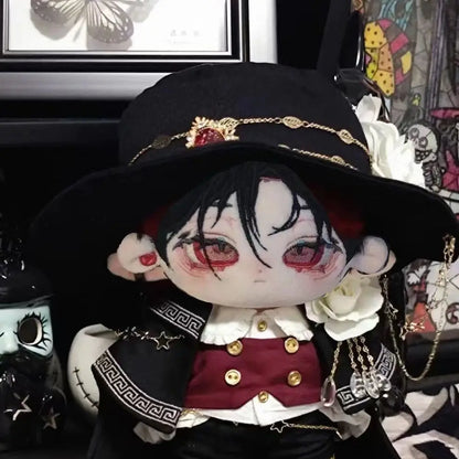 20cm Dress-up Doll's Clothes Cotton Doll Cute Clothes Cartoon Plush Doll Clothes Naked Doll Regular Body Only Clothes No Doll