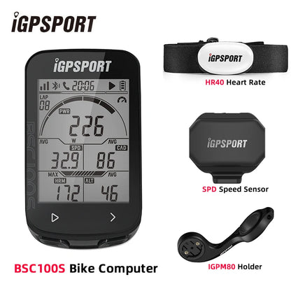 IGPSPORT Bicycle Computer BSC100S Computer BLE Bluetooth ANT Waterproof Wireless Bike Stopwatch MTB Road Cycling Bike Computer