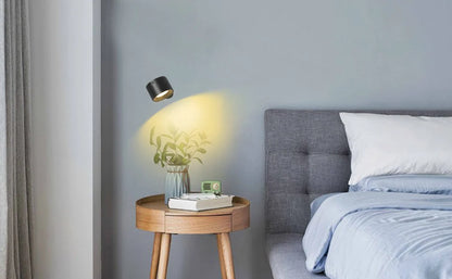 Led 2 in 1 Wall Lights Touch Control 2000mah Battery Usb Recharge 360° Rotatable Wireless Portable  Bedroom Reading Night Lamp