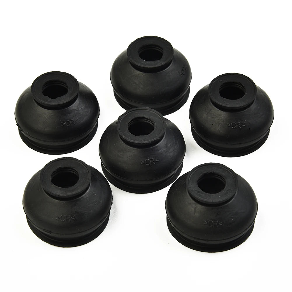 6x Car Suspension Steering Ball Dust Cover Turn Rods Ends Set Parts Accessories Universal Chassis Parts
